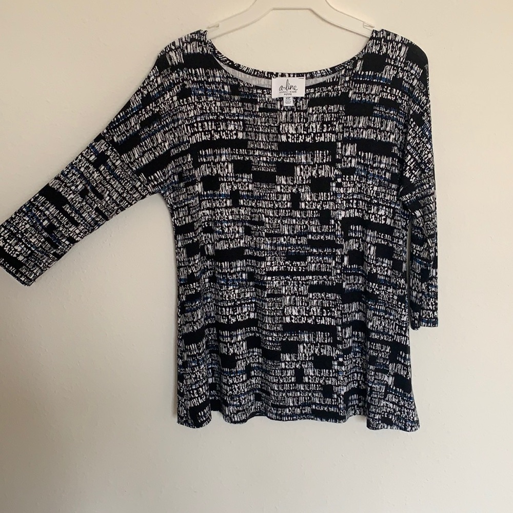 A-Line 1/2 sleeve blouse